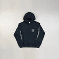 Eric Emanuel EE Black White Lightning Sleeve Pullover Hoodie