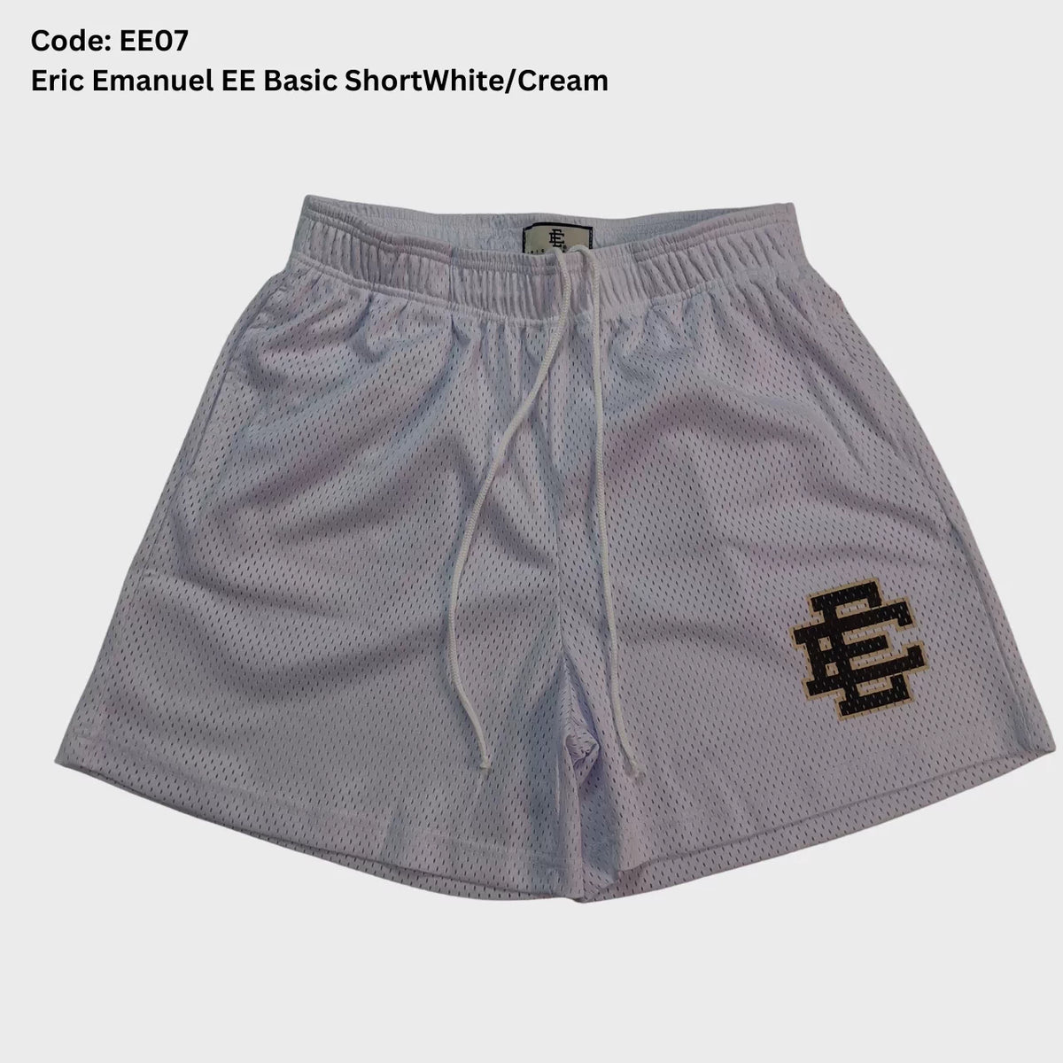 Eric Emanuel Grey Essential Mesh Shorts