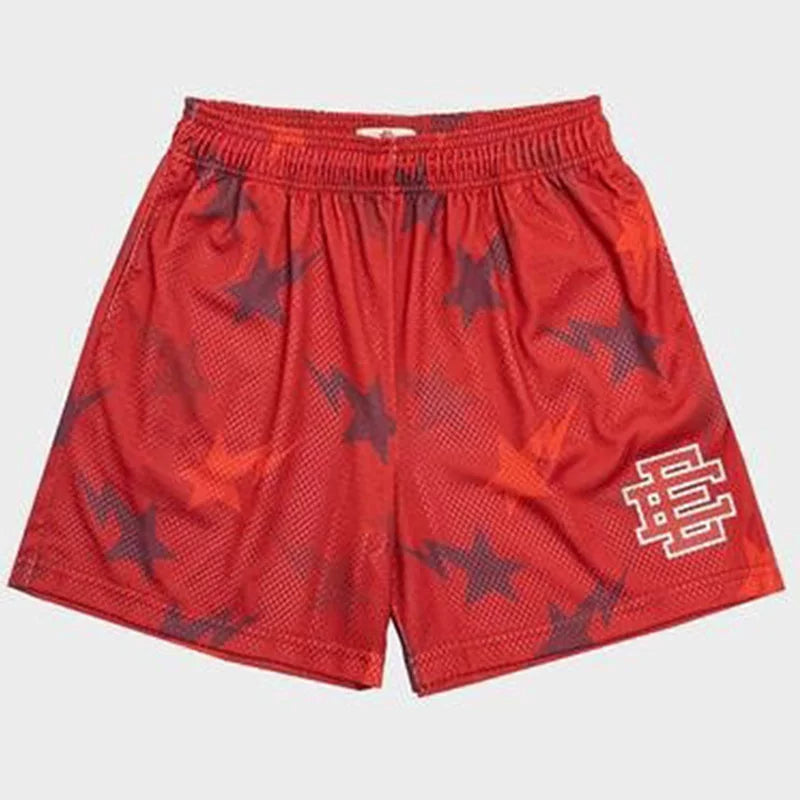 EE Red Star Mesh Basketball Shorts