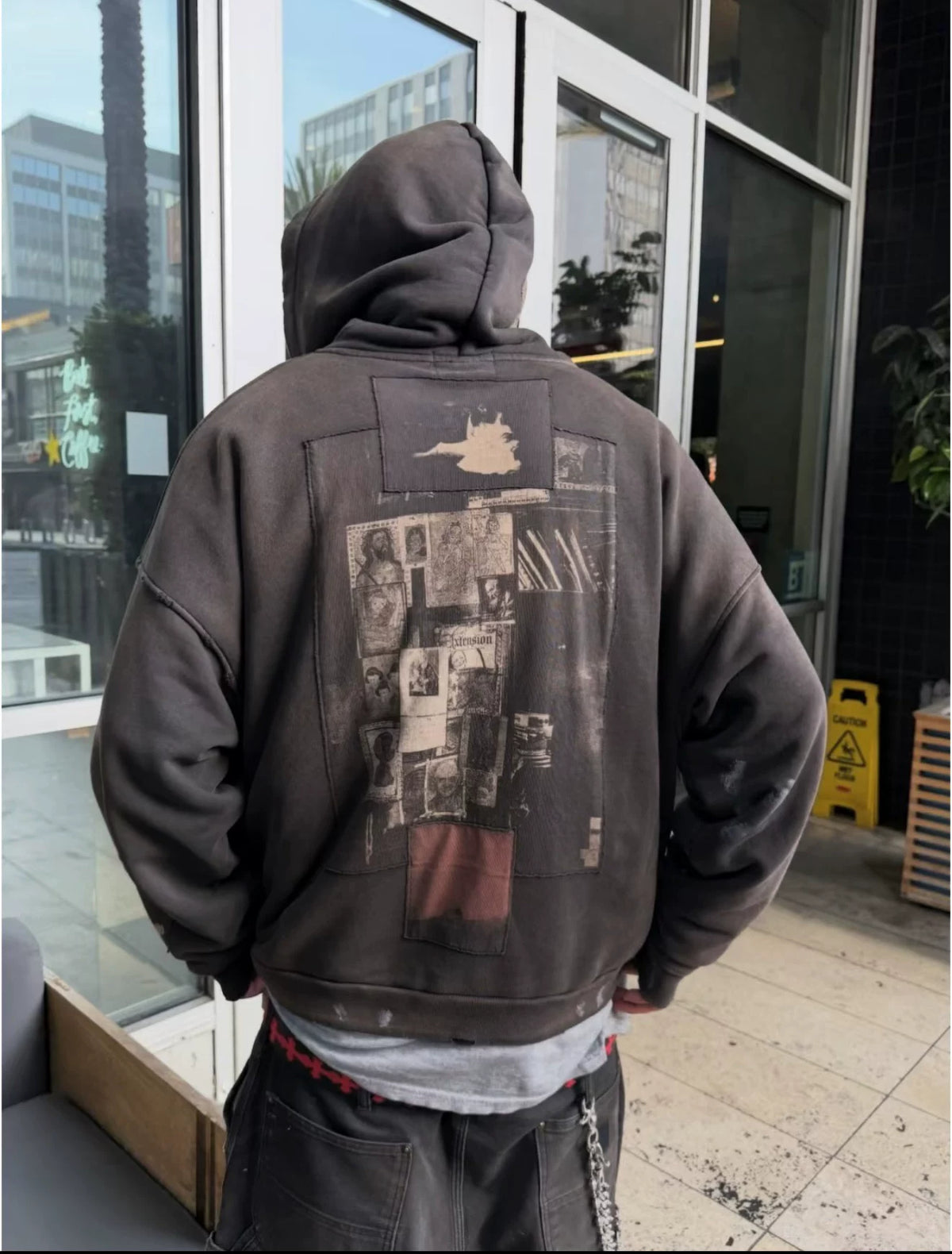 Vintage Washed Zip Up Hoodie