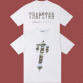 Trapstar Camo Fill Gothic Logo & Arch Tee - White