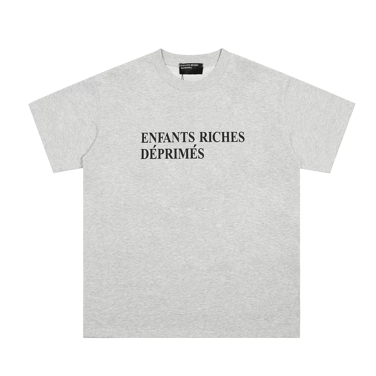 ERD Classic French Logo Heather Grey Short‑Sleeve T‑Shirt