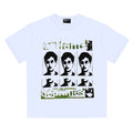 ERD Style Vintage Stamp Multi‑Portrait Collage Print Tee