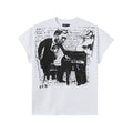 ERD Vintage Piano Figure Dual‑Sided Graphic Oversized T‑Shirt