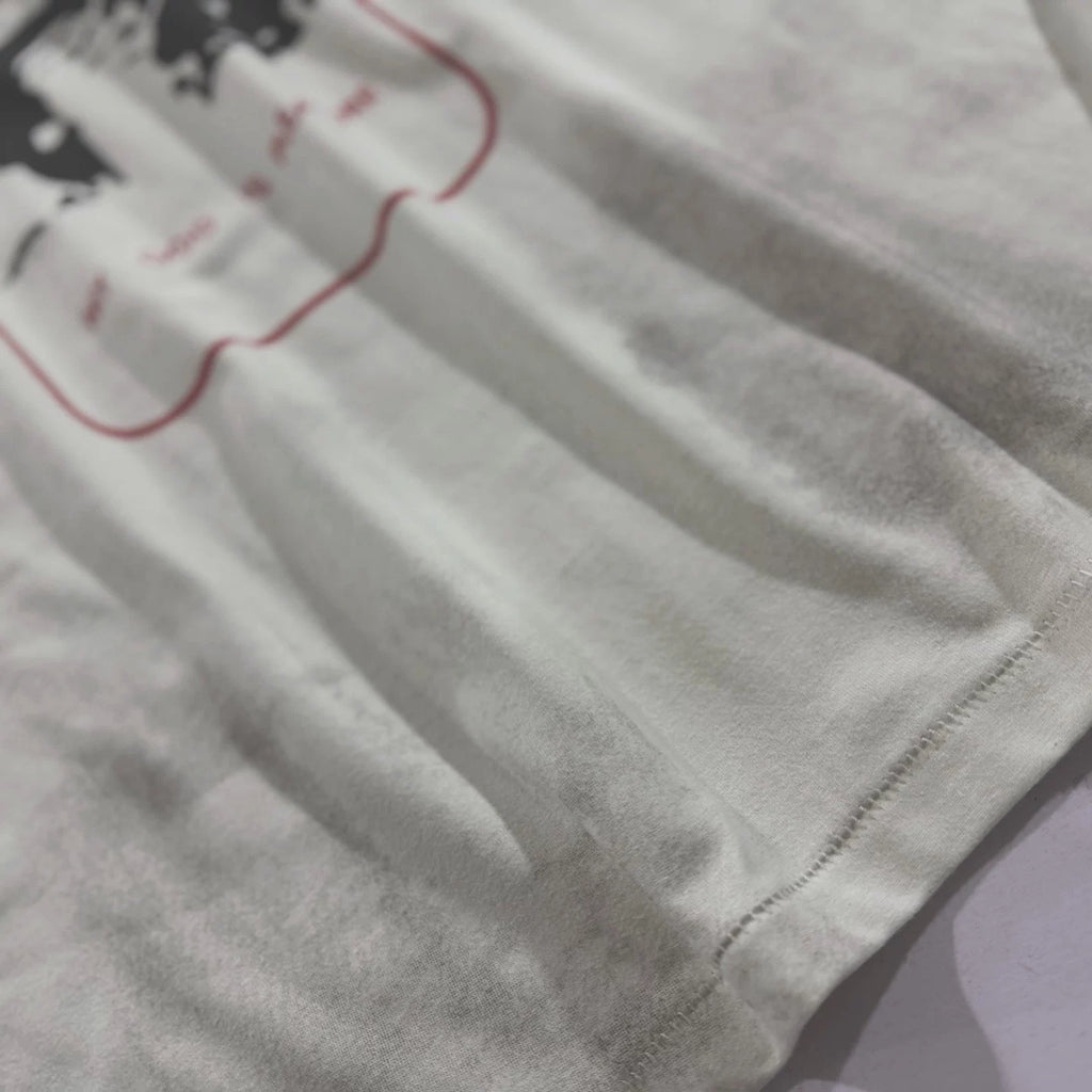 ERD Vintage Washed Off‑White T‑Shirt