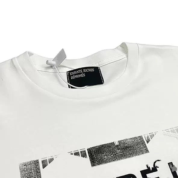 ERD Vintage Photo Text Graphic Oversized Crew Neck T‑Shirt
