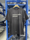 Vintage Washed Distressed French Letter Oversized T‑Shirt