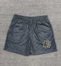Eric Emanuel EE Dark Grey All‑Over Monogram Mesh Short