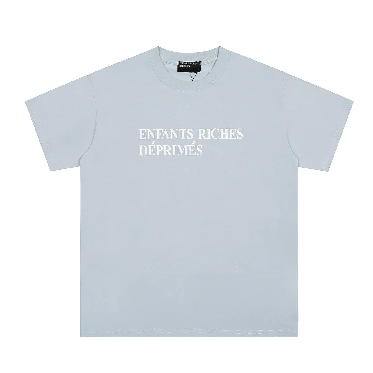 ERD Classic French Logo Light Blue Short‑Sleeve T‑Shirt