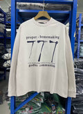 Proper‑Homemaking Graphic Long Sleeve Tee