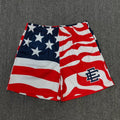 Eric Emanuel EE American Flag Print Mesh Short