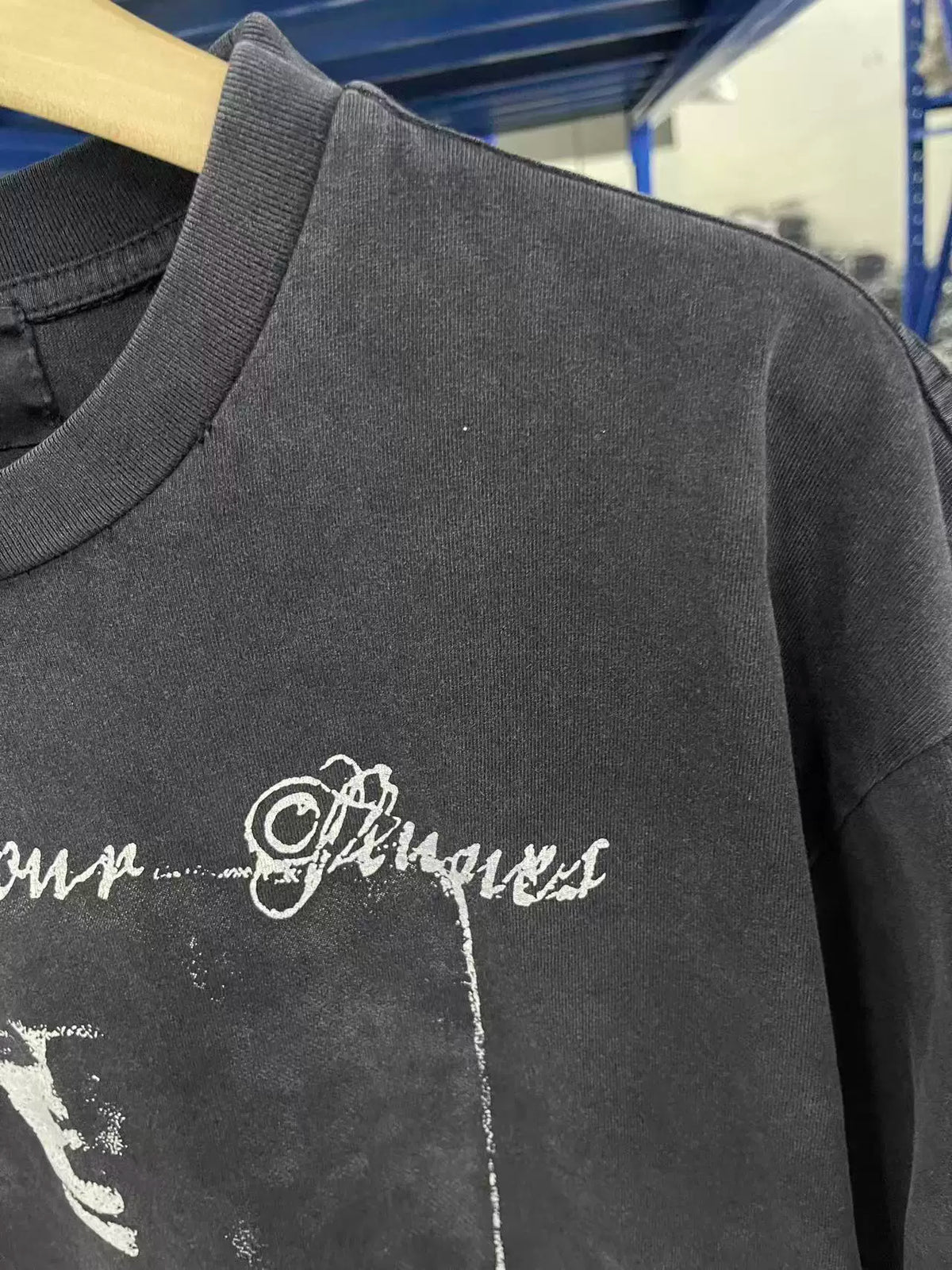 Vintage Washed Distressed Graphic Tee