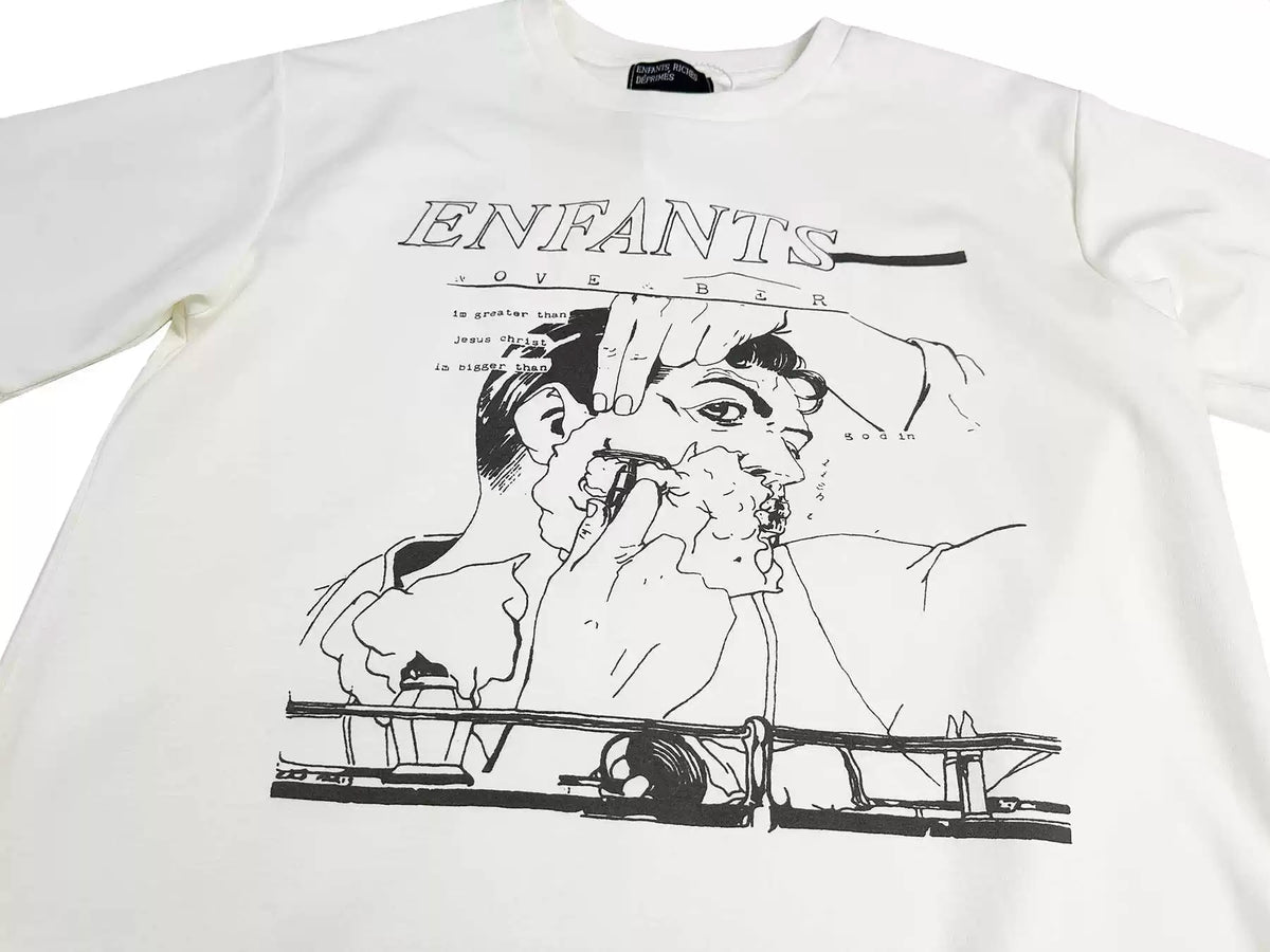 ERD Style Retro Cartoon Print T‑Shirt