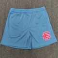 Eric Emanuel EE Logo Light Blue Mesh Short