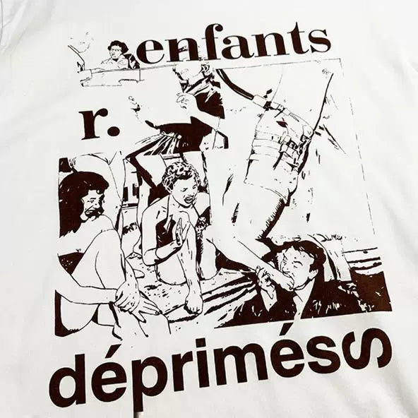 ERD Style Retro Art Scene Print Tee