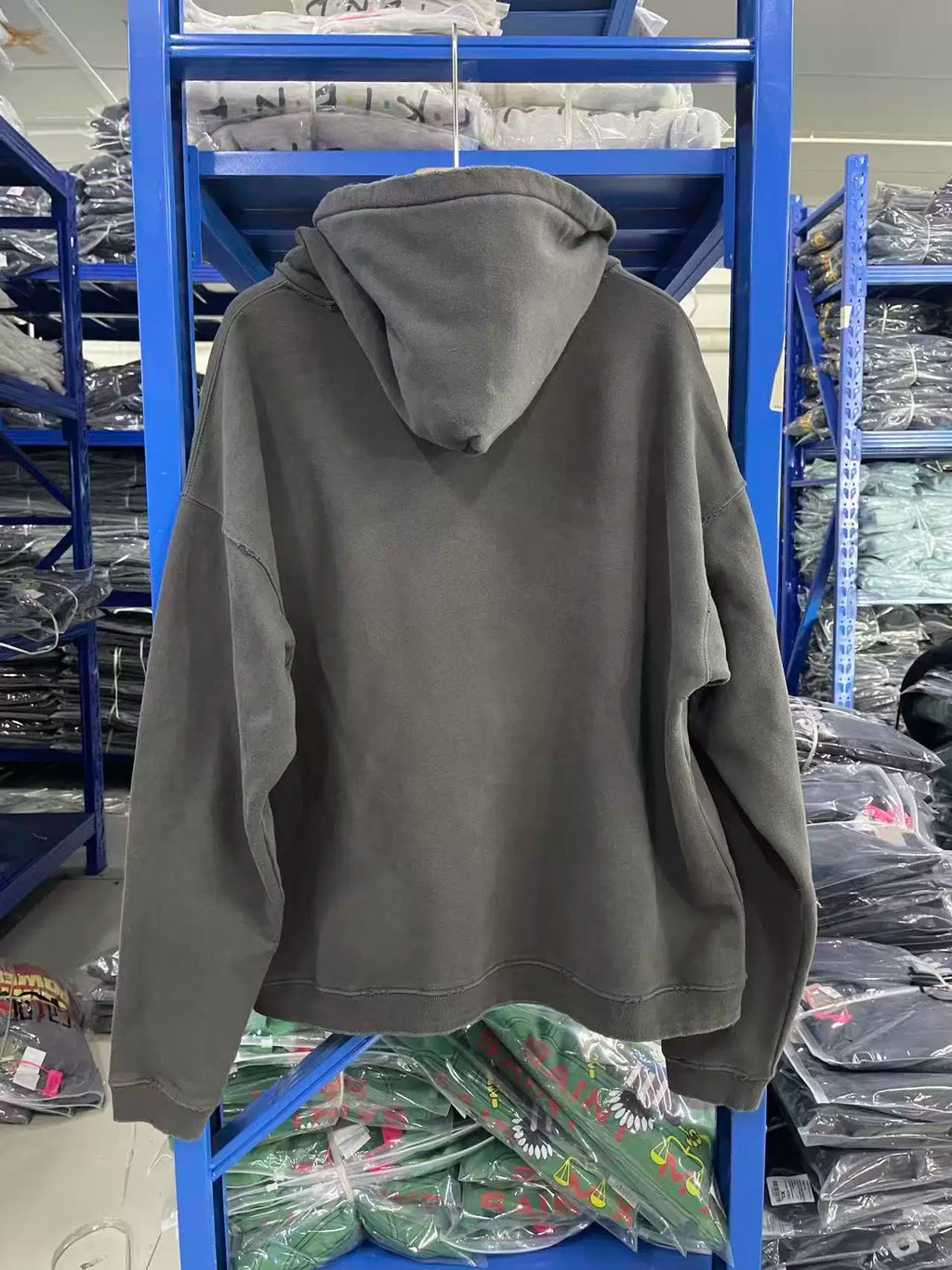 Washed Distressed ERD Logo Hoodie