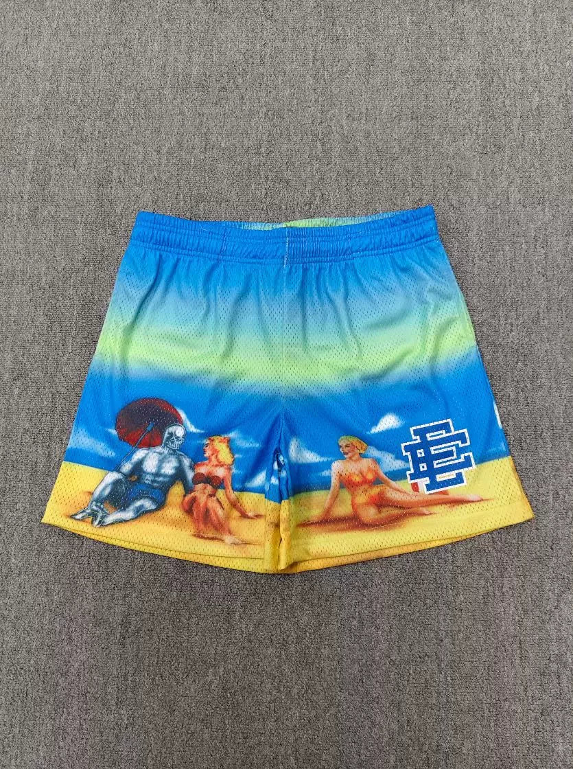 Eric Emanuel EE Beach Vacation Art Print Mesh Short