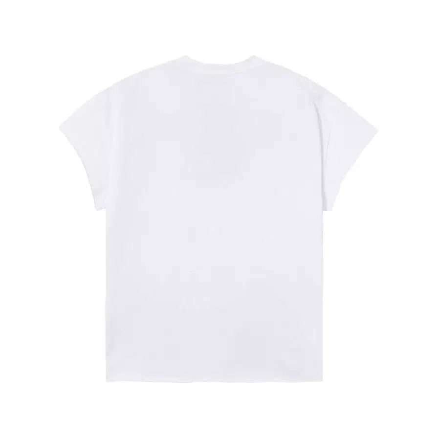 ERD Style Abstract Telephone Silhouette Mixed‑Color Letter Print Tee