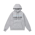 Trapstar Style Autumn/Winter Blue, White & Black Gradient Logo Hoodie - Heather Grey