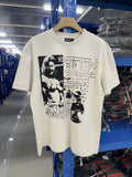 ERD Style Retro Hand‑Drawn Scribble Print Tee