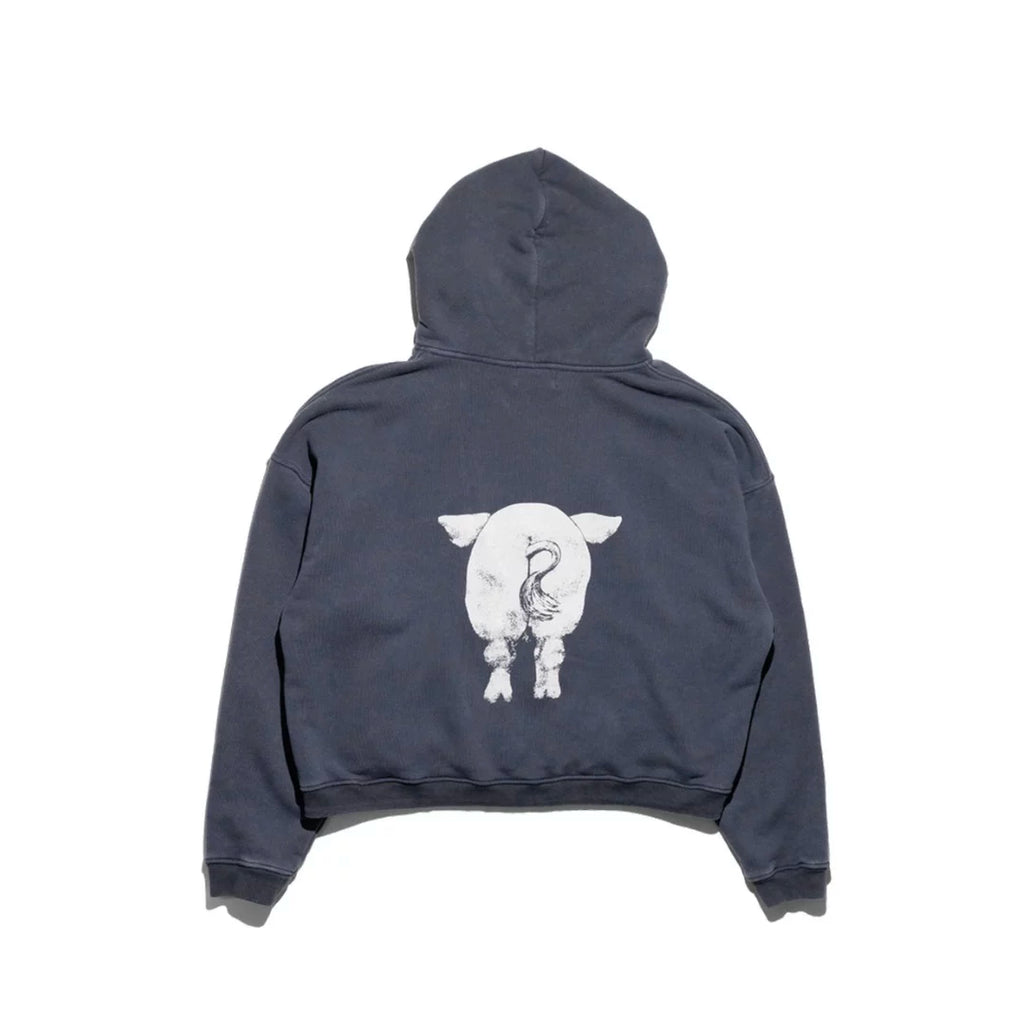 ERD Style Front‑Back Animal Print Zip Hoodie