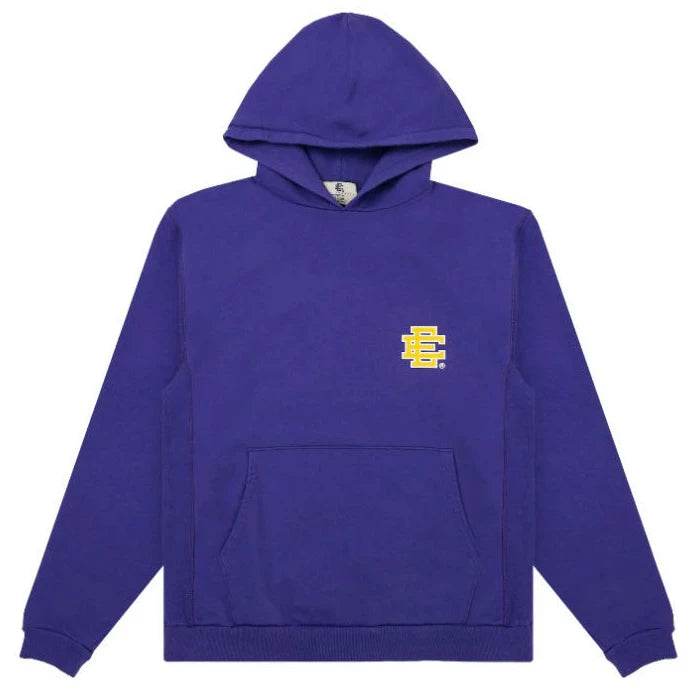 Eric Emanuel EE Purple Small Logo Pullover Hoodie