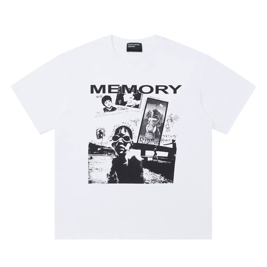 MEMORY Collage Photo Graphic T‑Shirt