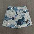Eric Emanuel EE Blue Leopard Camo Mesh Short