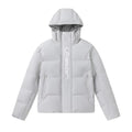 Trapstar Embossed Arch Logo Puffer Jacket - Light Grey