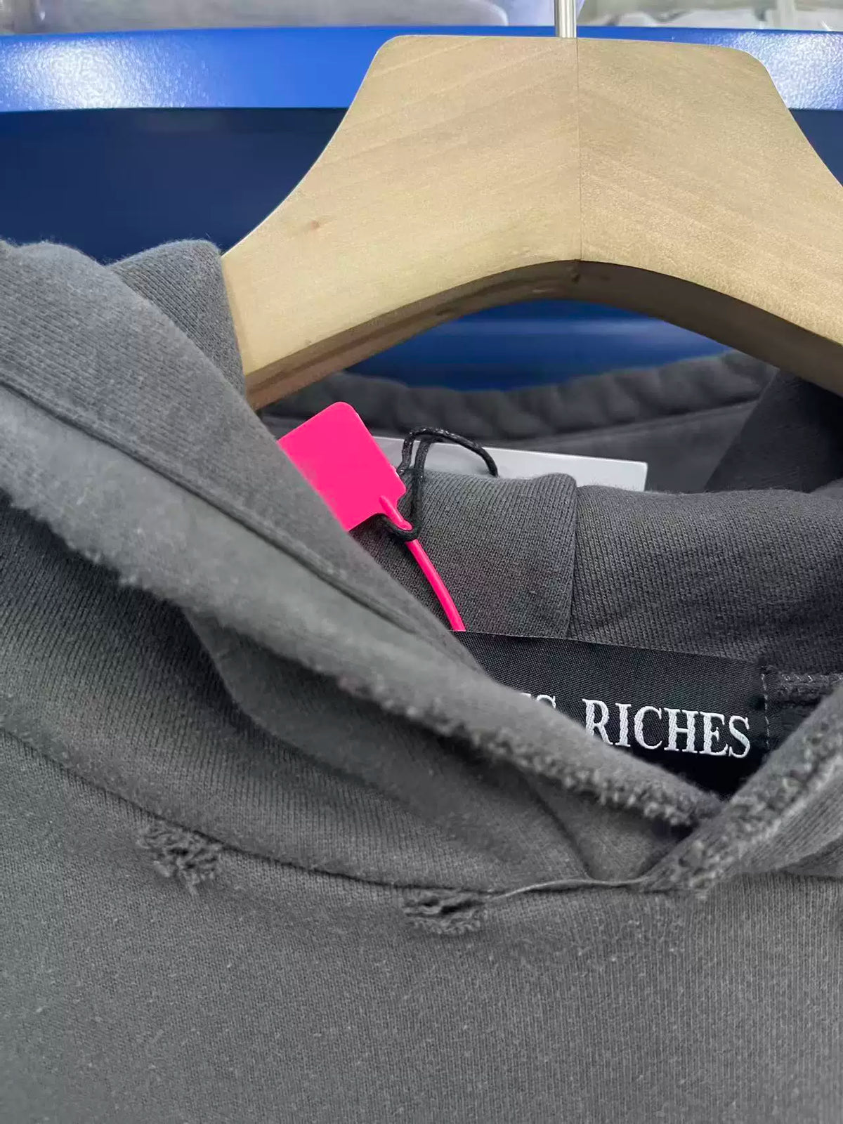 Washed Distressed ERD Logo Hoodie