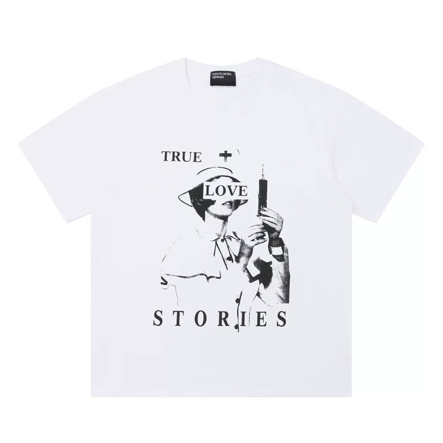 True Love Stories Nurse Graphic T‑Shirt