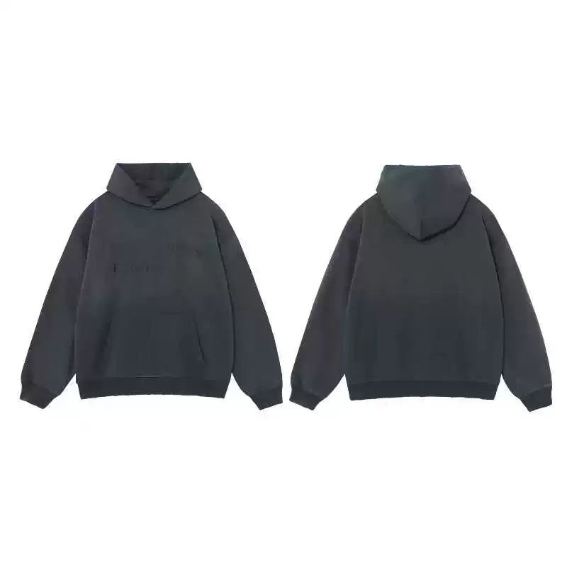 ERD Style Vintage Washed Dark‑Tone Hoodie