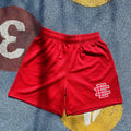 Eric Emanuel EE Basic Solid Red Mesh Short