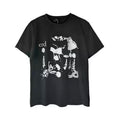 ERD Vintage Distressed Abstract Graphic T‑Shirt