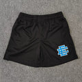 Eric Emanuel EE Black Mesh Short Blue‑White Logo