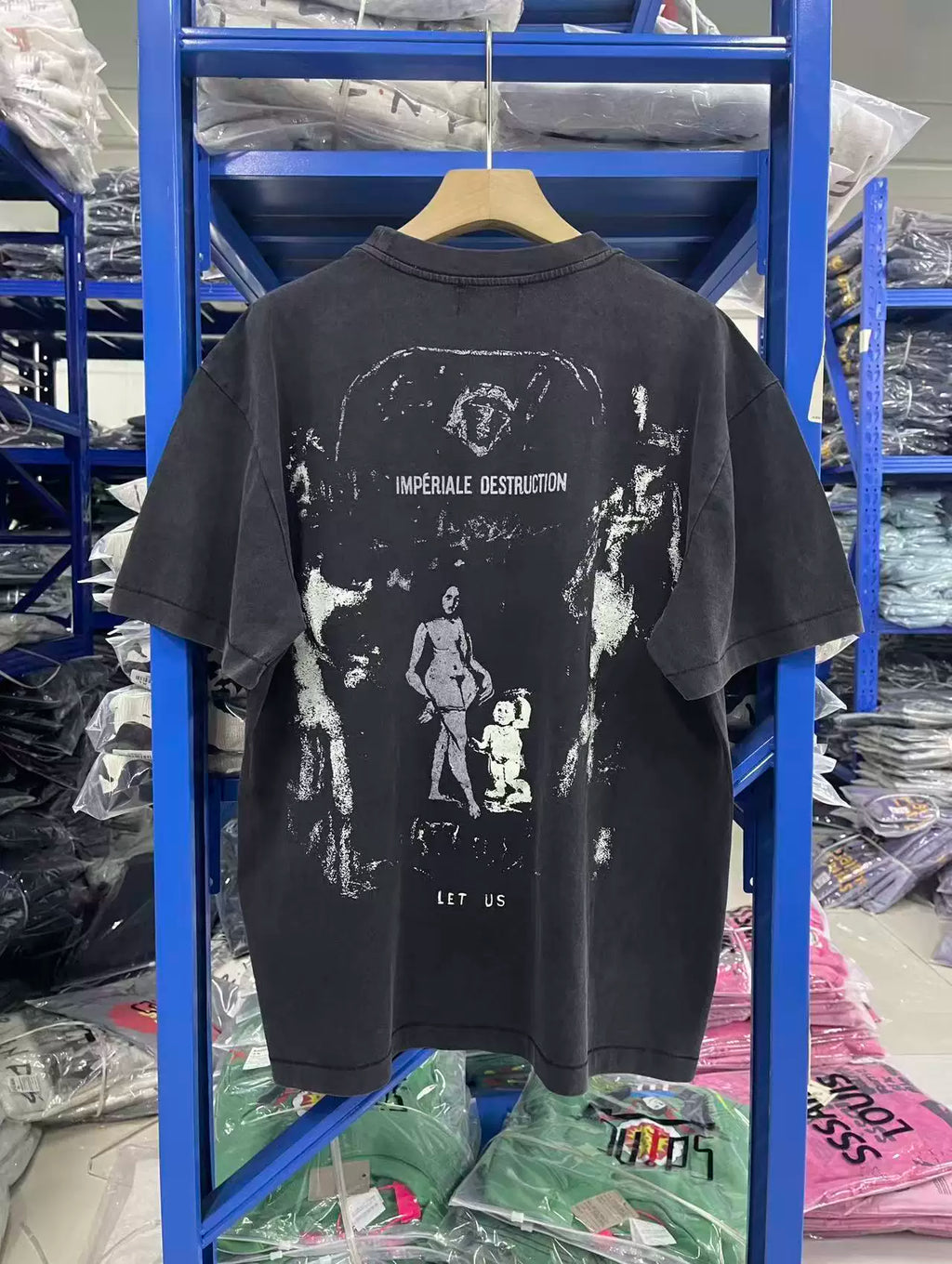 Vintage Washed Distressed Graphic Tee