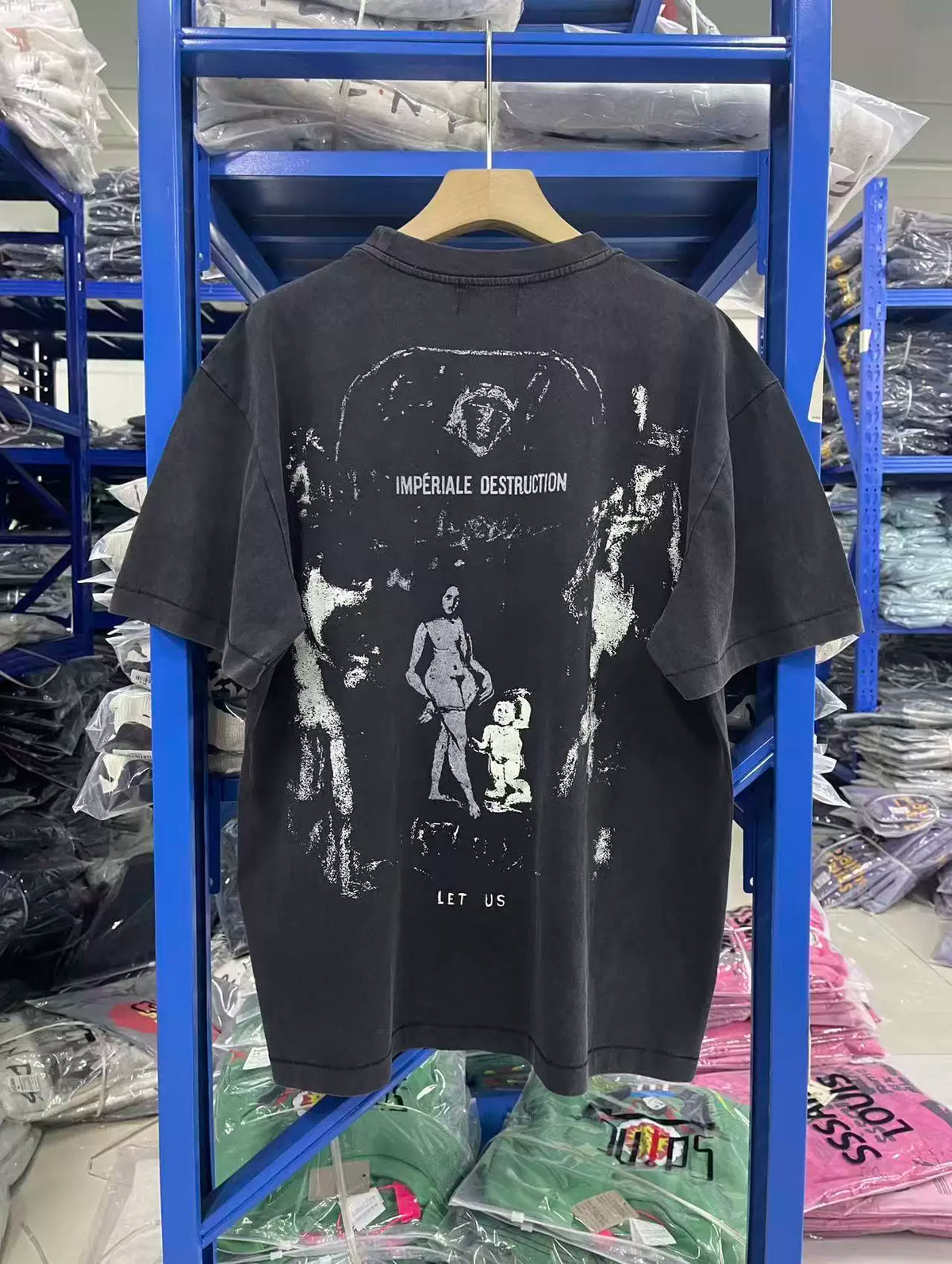 Vintage Washed Distressed Graphic Tee