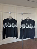 ERD Black Crew Neck Knit Sweater