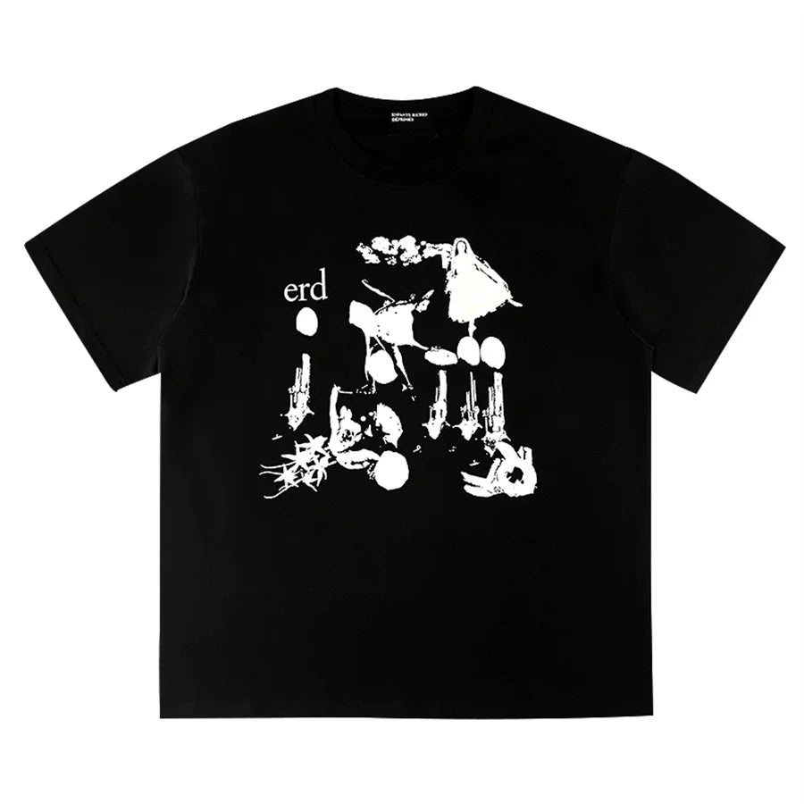ERD Style Gothic Surreal Art Print Tee