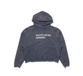 ERD Style Front Chest French Letter Print Hoodie