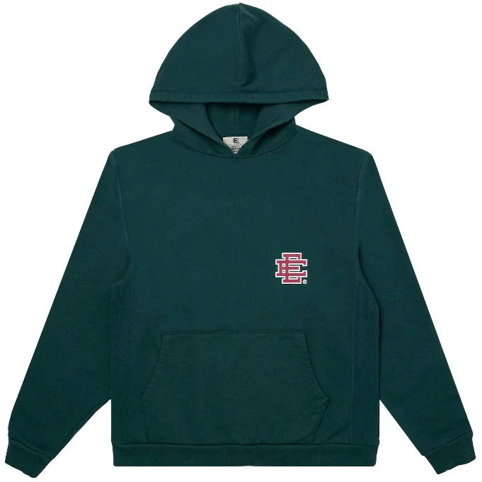 Eric Emanuel EE Dark Green Small Logo Pullover Hoodie
