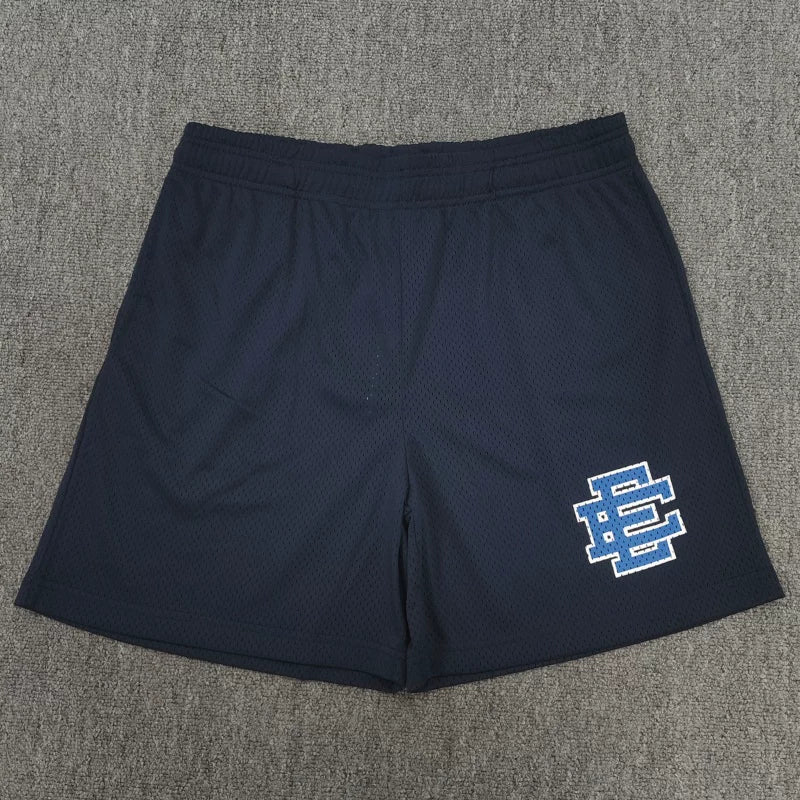Eric Emanuel EE Logo Navy Mesh Short