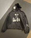Vintage Washed Zip Up Hoodie