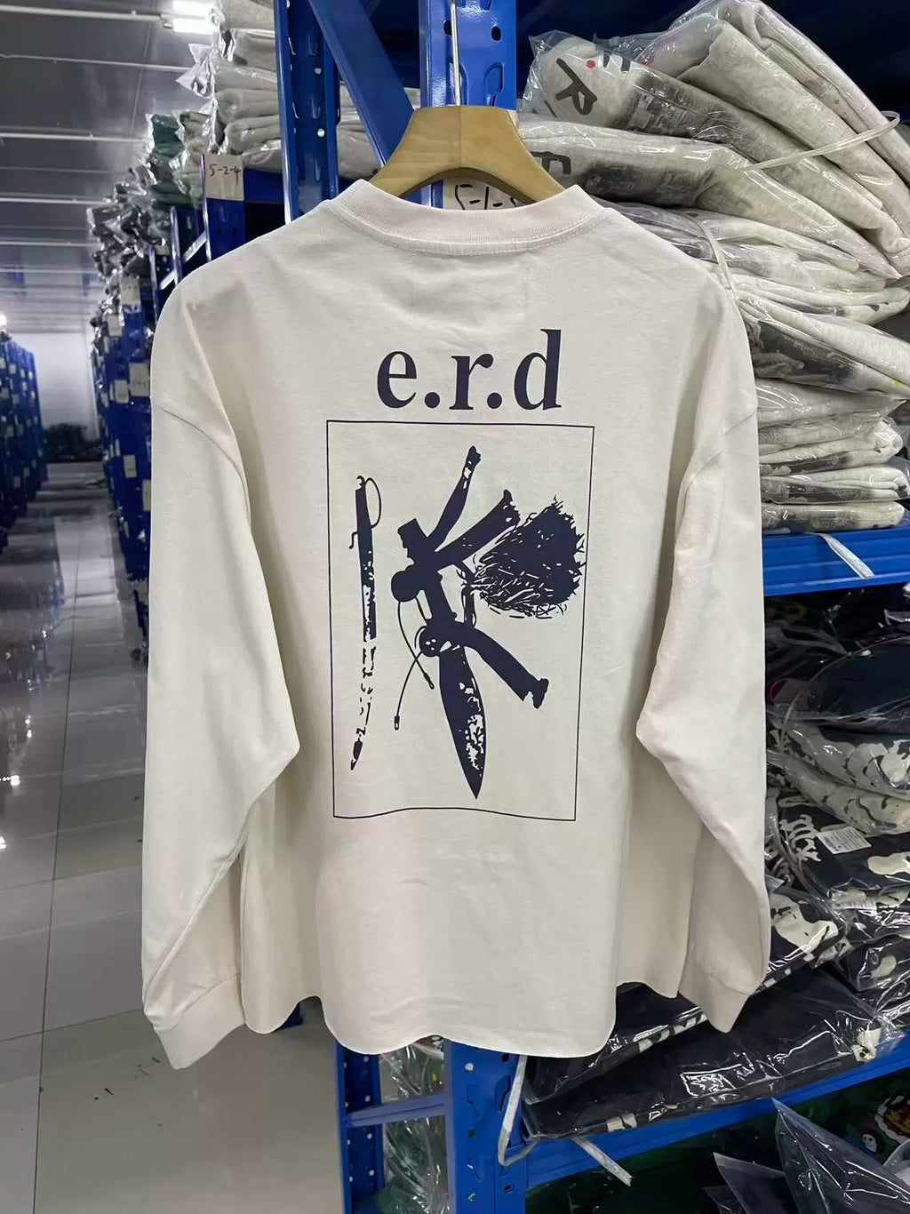 Proper‑Homemaking Graphic Long Sleeve Tee