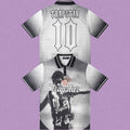 Trapstar Halftone Graphic Polo Jersey - Black/White
