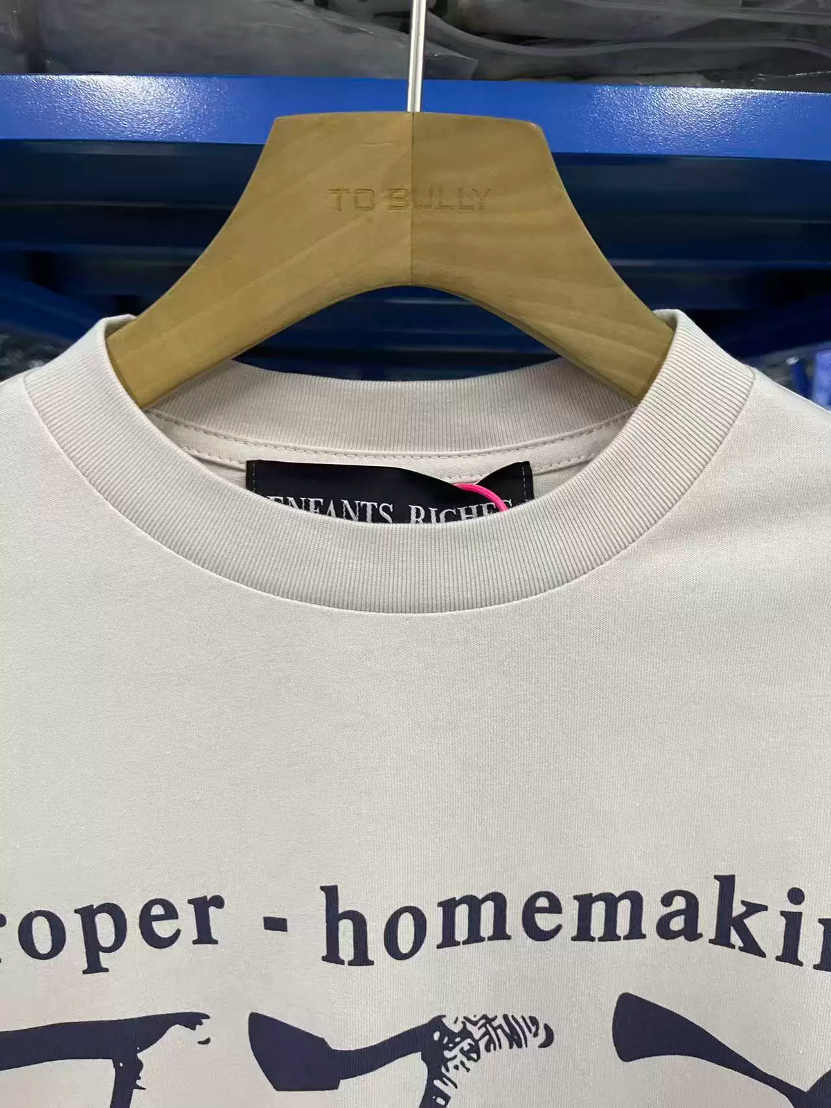Proper‑Homemaking Graphic Long Sleeve Tee