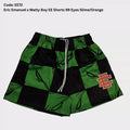 Eric Emanuel x Matty Boy EE 99 Eyes Mesh Shorts Slime Green Orange