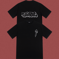 Trapstar Bubble Graffiti Logo Tee - Black