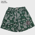 Eric Emanuel EE Basic Green Paisley Mesh Shorts