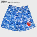Eric Emanuel EE Basic Sky Blue Camo Mesh Shorts